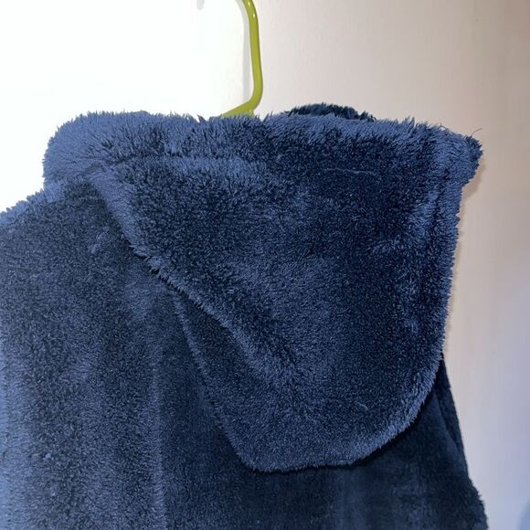 EXCELLENT CONDITION WOMEN’S CARVE DESIGNS BRIE SHERPA NAVY HOODIE SIZE XL - Picture 10 of 11